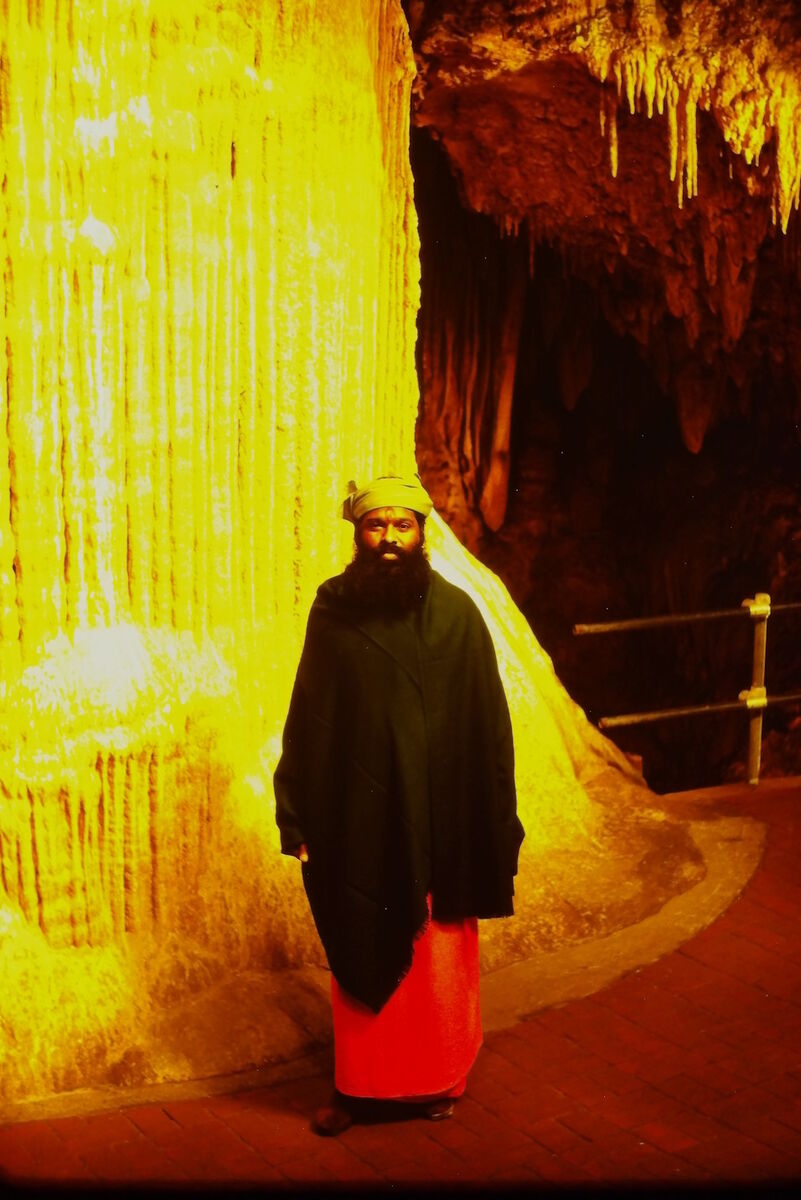 Swamiji 1980 Luray Caverns 2